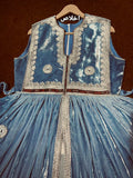 Sky Blue pure Abreshmi Velvet